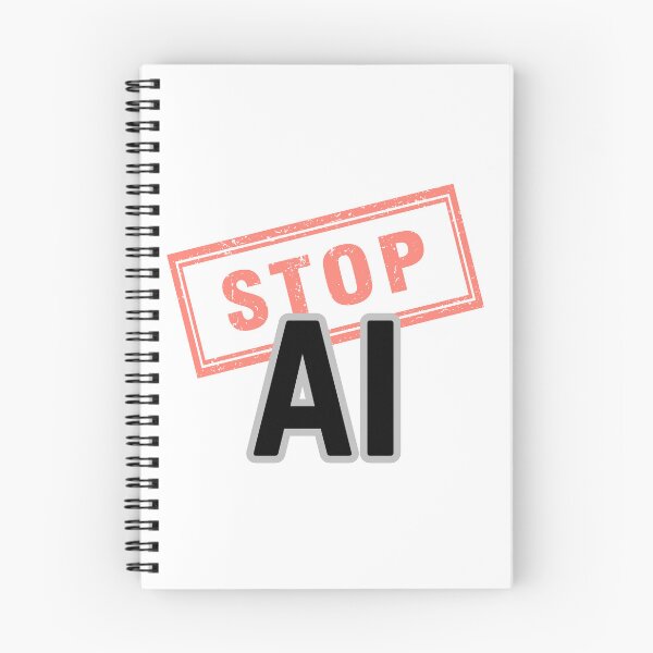 Item preview, Stop AI designed and sold by MayaCordalia.