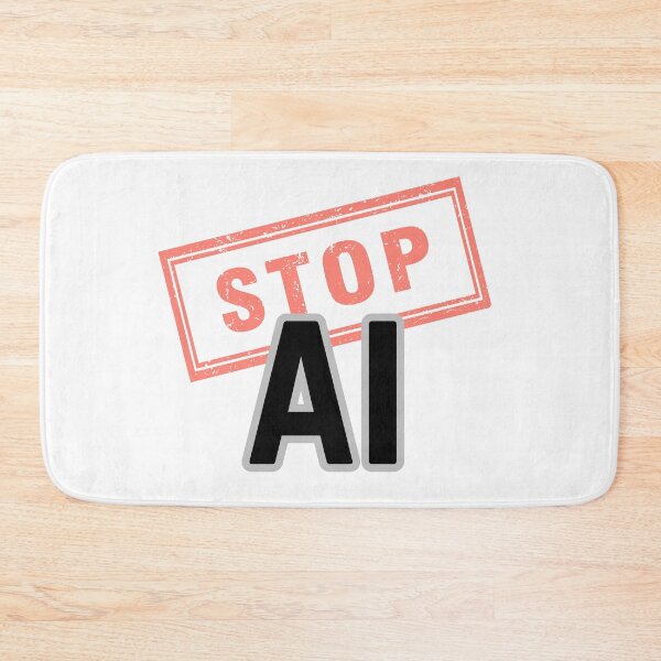 Item preview, Stop AI designed and sold by MayaCordalia.