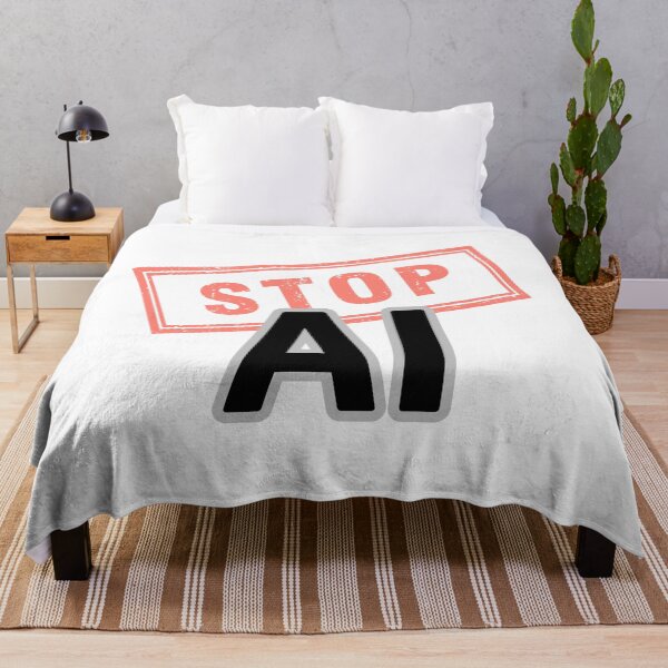 Item preview, Stop AI designed and sold by MayaCordalia.