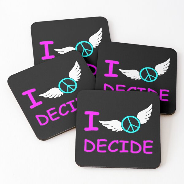 Item preview, I Decide Flying Peace Pink Blue designed and sold by HoppRock.
