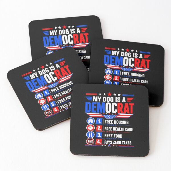 Item preview, My Dog Is A Democrat Funny Political Dog Lover Election Humor designed and sold by ajifujpost.