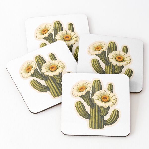 Item preview, Saguaro Cactus Blossom Watercolor designed and sold by ChemicalXShop.