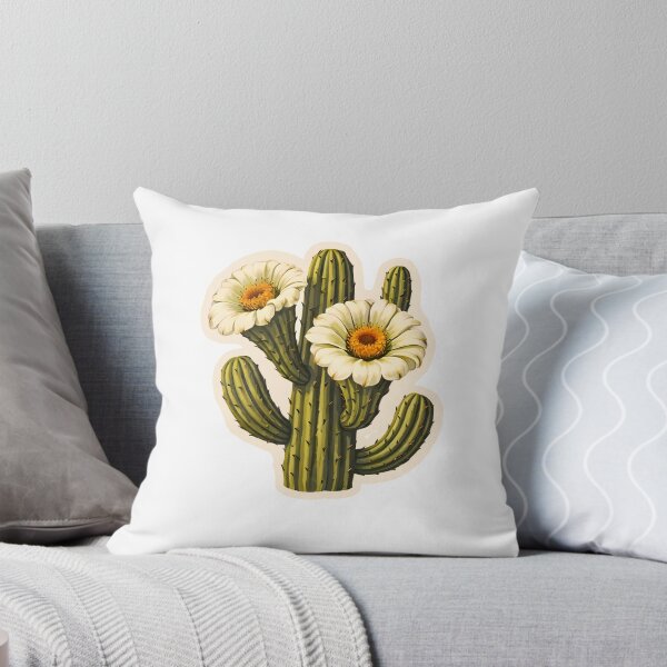 Item preview, Saguaro Cactus Blossom Watercolor designed and sold by ChemicalXShop.