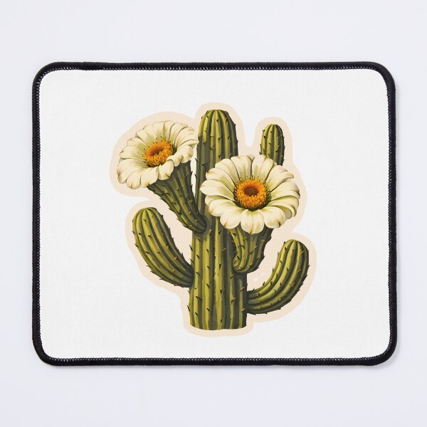 Item preview, Saguaro Cactus Blossom Watercolor designed and sold by ChemicalXShop.
