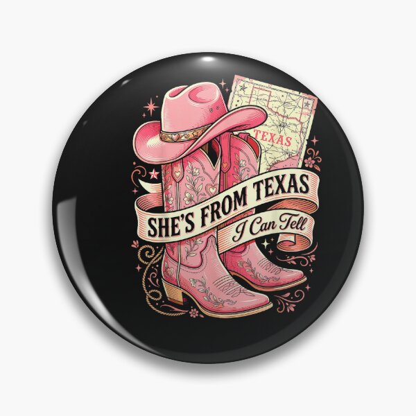 Item preview, She's from Texas I Can Tell Cowboy Boots Hat Texas's Girl designed and sold by FrankIsabel.