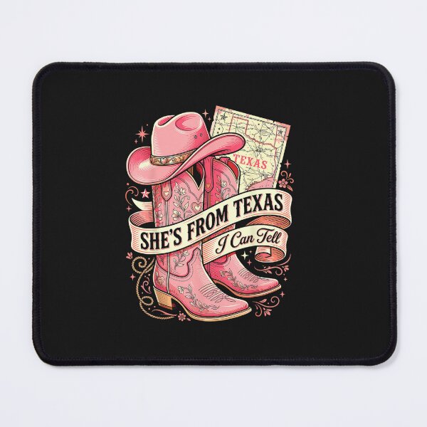 Item preview, She's from Texas I Can Tell Cowboy Boots Hat Texas's Girl designed and sold by FrankIsabel.