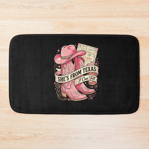 Item preview, She's from Texas I Can Tell Cowboy Boots Hat Texas's Girl designed and sold by FrankIsabel.