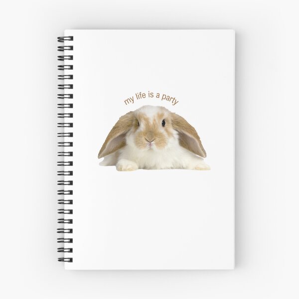 Item preview, cute bunny whimsical life quote aesthetic designed and sold by renmei-studios.