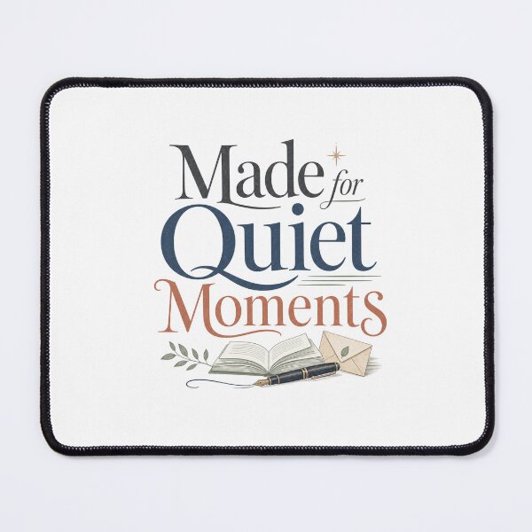 Item preview, Made for Quiet Moments - Slow Living Quote designed and sold by GoverArt.