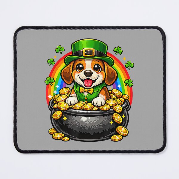 Item preview, Happy Leprechaun Beagle Cute Dog Mom Dad Lover Owner Breeder designed and sold by ArleneRowe.