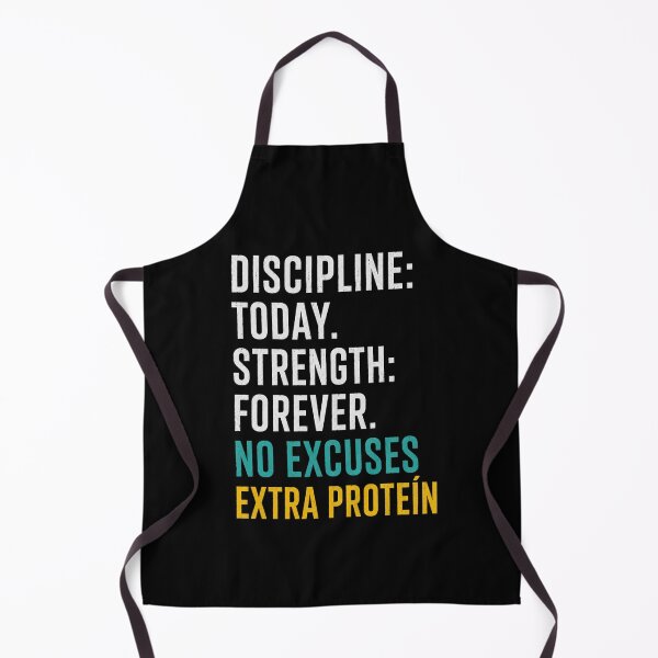 Item preview, Discipline Today Strength Forever Extra Protein Funny Gym Graphic designed and sold by Digistore1221.