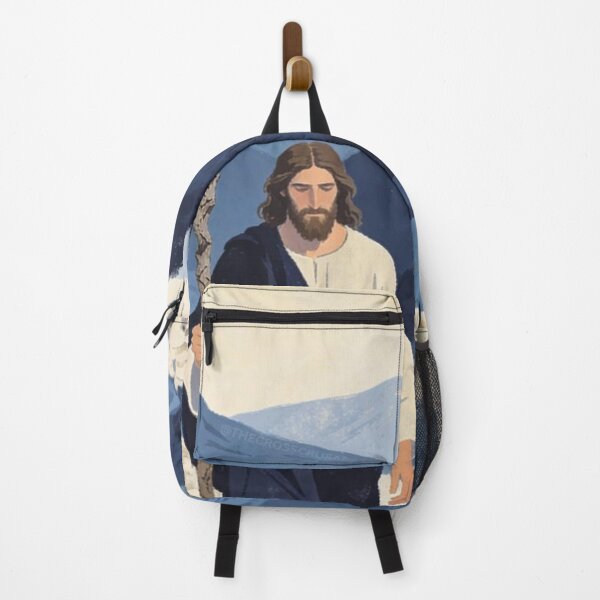 Item preview, The Good Shepherd Jesus with Sheep Christian Faith Biblical Art designed and sold by Jesus-istheway.