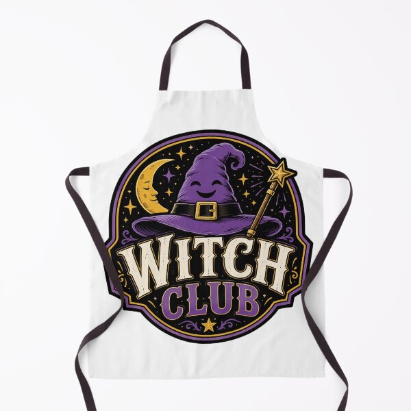 Item preview, Witch Club Halloween Badge Vector designed and sold by wizooo411.