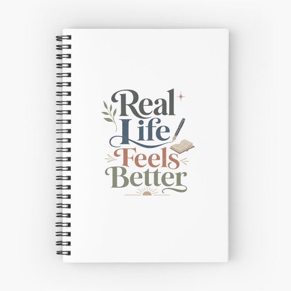 Item preview, Real Life Feels Better - Offline Living Quote designed and sold by GoverArt.