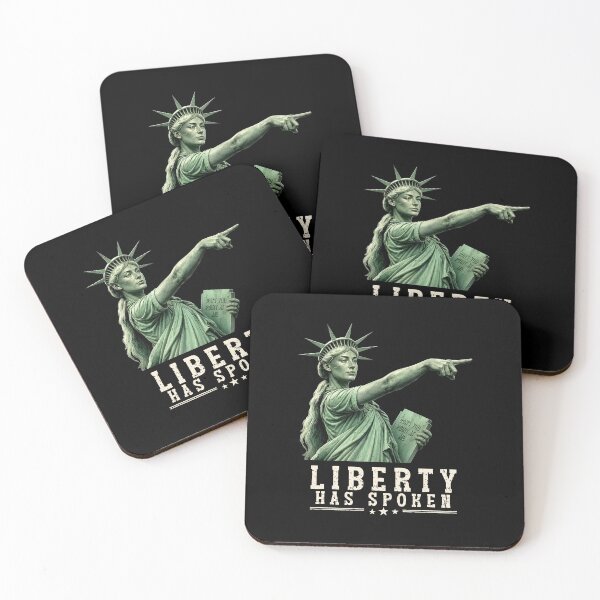 Item preview, Liberty Has Spoken Patriotic Statue of Liberty Freedom designed and sold by ajifujpost.