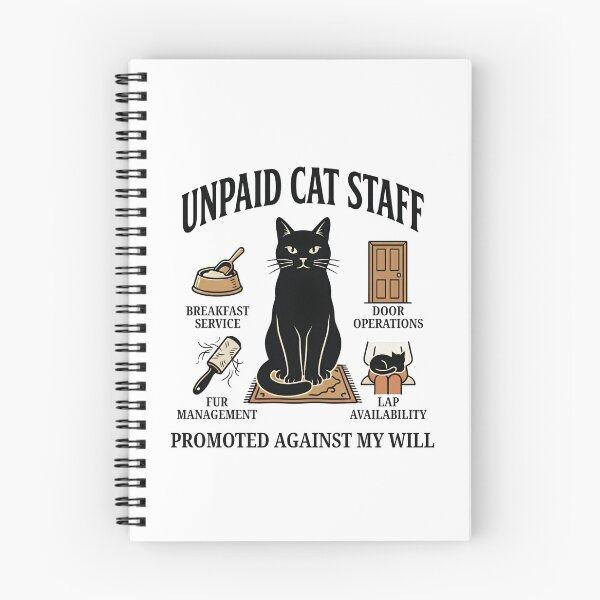 Item preview, Unpaid Cat Staff designed and sold by Northbound Press.