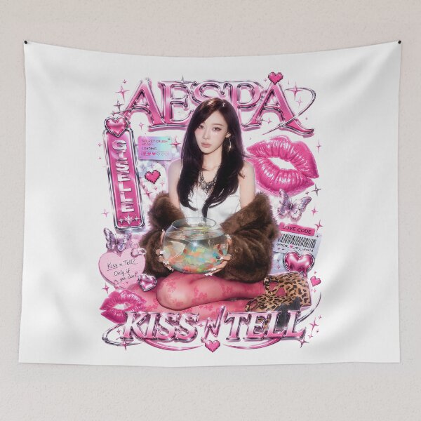 Item preview, Giselle aespa Kiss n Tell Graphic | Unof Merch Collection designed and sold by Valereekmerch.