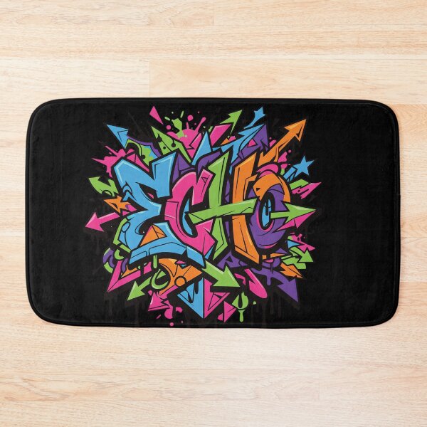 Item preview, Neon Echo Urban Graffiti Street Art designed and sold by delohill.