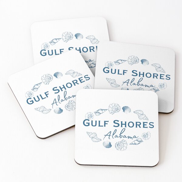 Item preview, Gulf Shores Alabama Seashell Wreath Design designed and sold by DonnaRaine.