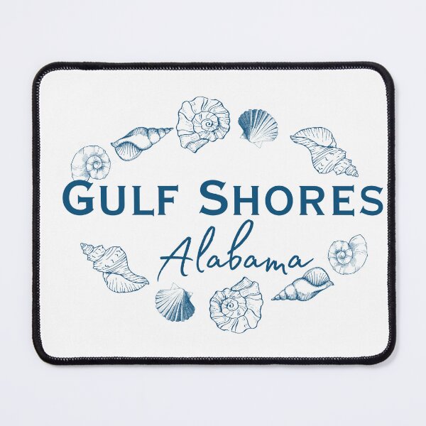 Item preview, Gulf Shores Alabama Seashell Wreath Design designed and sold by DonnaRaine.
