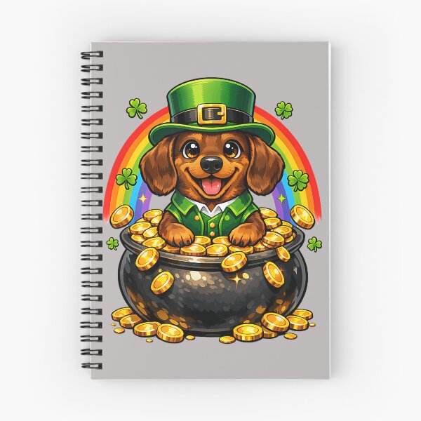 Item preview, Happy Leprechaun Dachshund Cute Teckel Dog Mom Dad designed and sold by ArleneRowe.