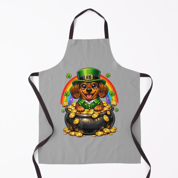 Item preview, Happy Leprechaun Dachshund Cute Teckel Dog Mom Dad designed and sold by ArleneRowe.