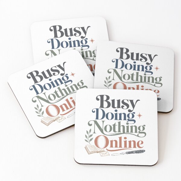 Item preview, Busy Doing Nothing Online - Offline Quote designed and sold by GoverArt.