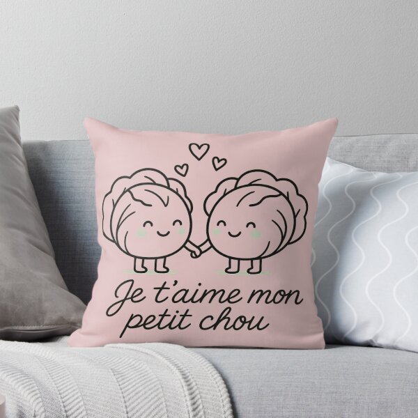 Item preview, Je t'aime mon petit chou - Cute Cabbage Couple designed and sold by kornkobart.