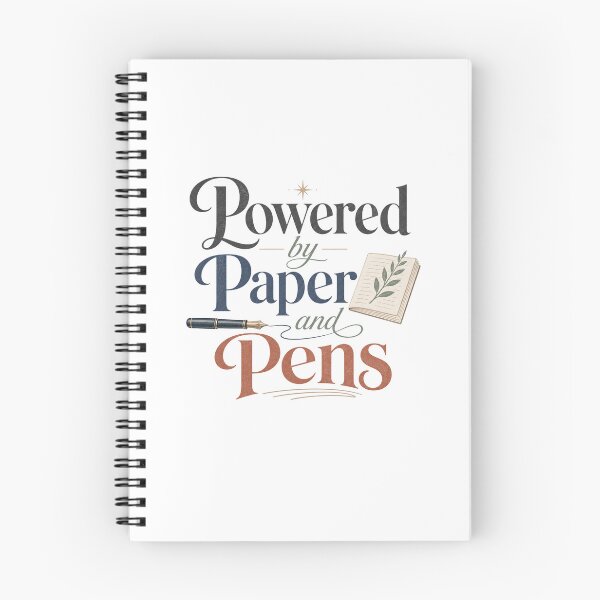 Item preview, Powered by Paper and Pens - Writer Quote designed and sold by GoverArt.