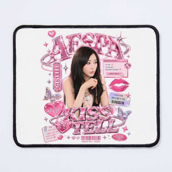 Item preview, Uchinaga Eri aespa Liquid Silver Kiss n Tell Rap Graphic | Merch Collection designed and sold by Valereekmerch.