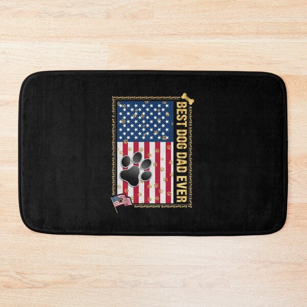 Item preview, Best Dog Dad Ever Paw Flag designed and sold by GiaoCalonas.