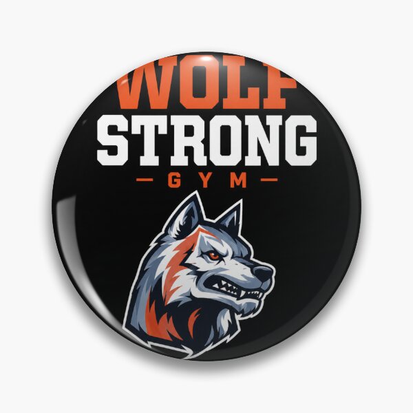 Item preview, Wolf Strong Gym Alpha Beast Mode Weightlifting Fitness Graphic designed and sold by Digistore1221.