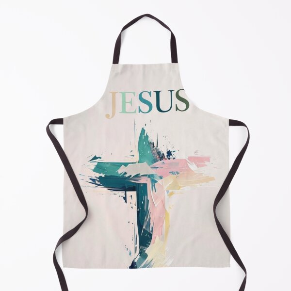Item preview, Abstract Jesus Cross Pastel Christian Wall Art | Modern Faith Minimalist Design designed and sold by Jesus-istheway.