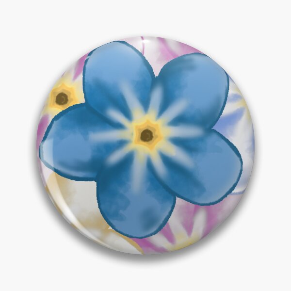 Item preview, Forget-me-nots in blue, pink, and white.  designed and sold by Sammysillystuff.
