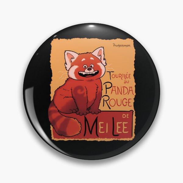 Item preview, Smiling Fluffy Red Panda Cartoon French Typography designed and sold by mayalynne.