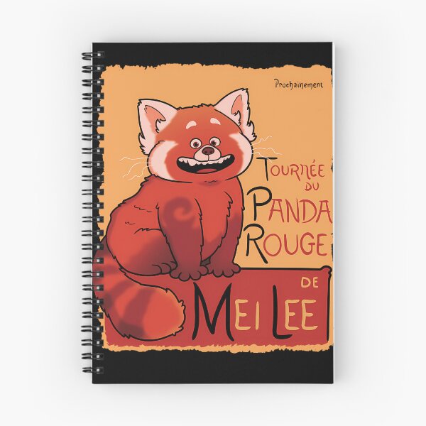 Item preview, Smiling Fluffy Red Panda Cartoon French Typography designed and sold by mayalynne.