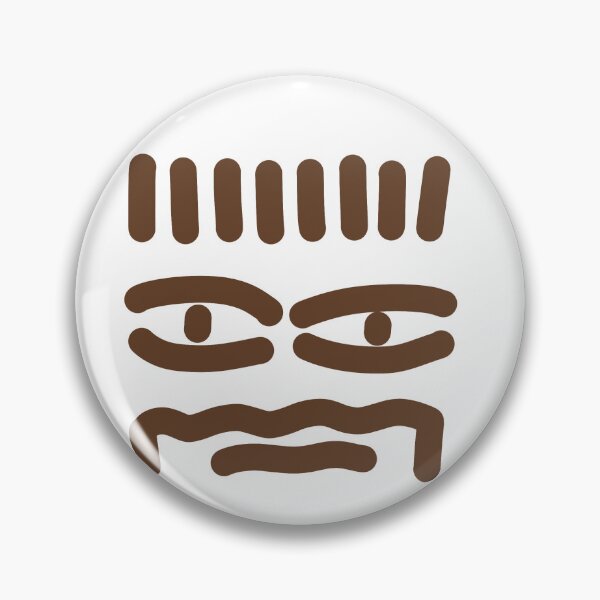 Item preview, Brown Abstract Doodle Face – Modern Minimalist Line Art Illustration designed and sold by felipemaldonadoart.