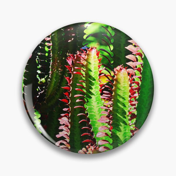 Item preview, Bright Green and Red Cactus Jungle designed and sold by jaynerushton.