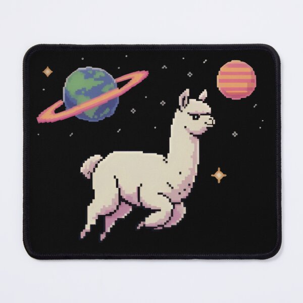 Item preview, Cute Space Alpaca Pixel Art Retro Galaxy Llama Kawaii Cosmic Animal Gamer designed and sold by Zizo-DR44.