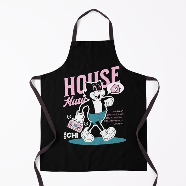 Item preview, HOUSE MUSIC - Boombox Cat (White) designed and sold by Discothreadz.