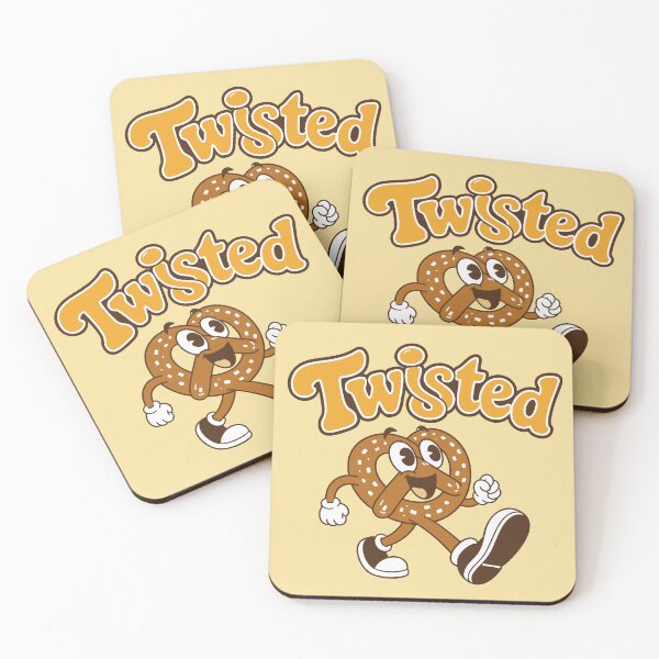 Item preview, Twisted! Pretzel Funny Drive-In Style Cartoon Mascot – Quirky Snack Food Pun designed and sold by ShirtRemarks.