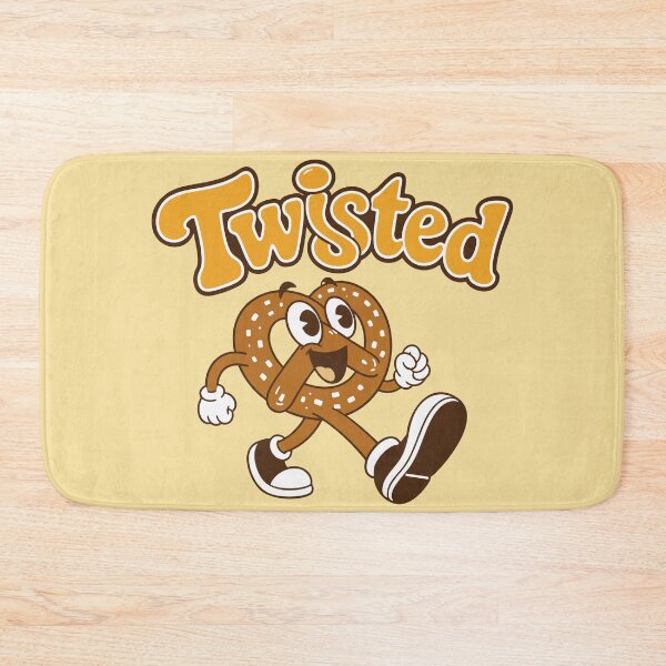 Item preview, Twisted! Pretzel Funny Drive-In Style Cartoon Mascot – Quirky Snack Food Pun designed and sold by ShirtRemarks.