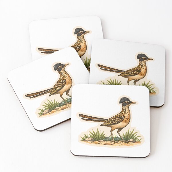 Item preview, Roadrunner Bird Watercolor designed and sold by ChemicalXShop.