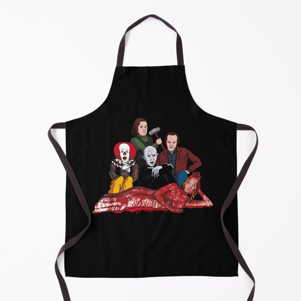 Item preview, Horror Characters Sitting Together Group Portrait Bloody designed and sold by mayalynne.