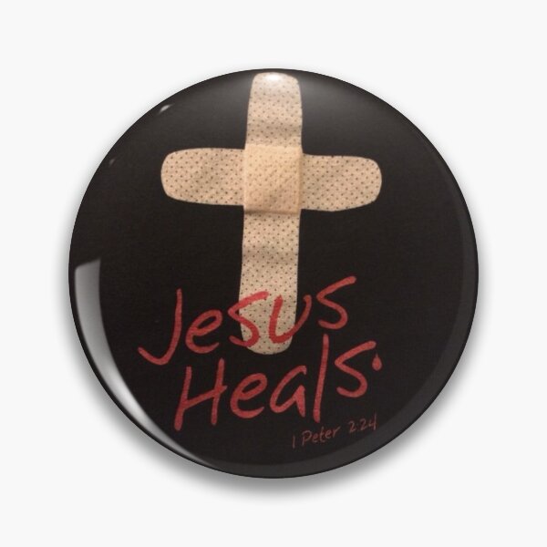 Item preview, Jesus Heals – Christian Cross Bandage Design | 1 Peter 2:24 Faith Graphic designed and sold by Jesus-istheway.