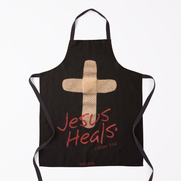 Item preview, Jesus Heals – Christian Cross Bandage Design | 1 Peter 2:24 Faith Graphic designed and sold by Jesus-istheway.