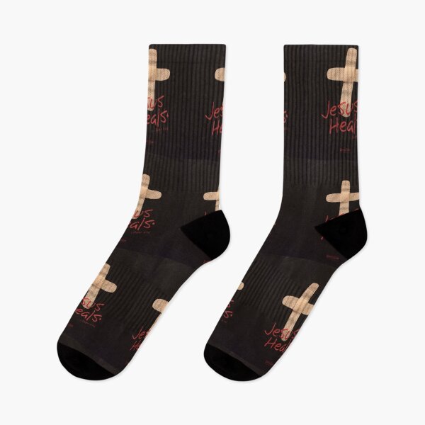Item preview, Jesus Heals – Christian Cross Bandage Design | 1 Peter 2:24 Faith Graphic designed and sold by Jesus-istheway.