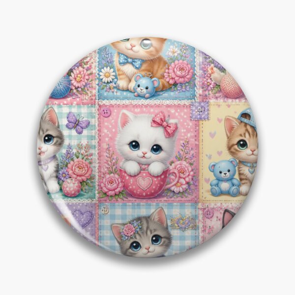 Item preview, Seamless pattern of cute cats designed and sold by GUNAPRIYAA.