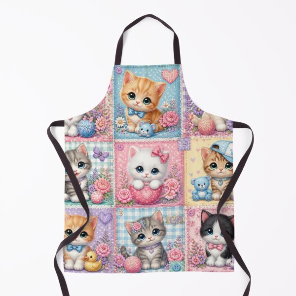 Item preview, Seamless pattern of cute cats designed and sold by GUNAPRIYAA.