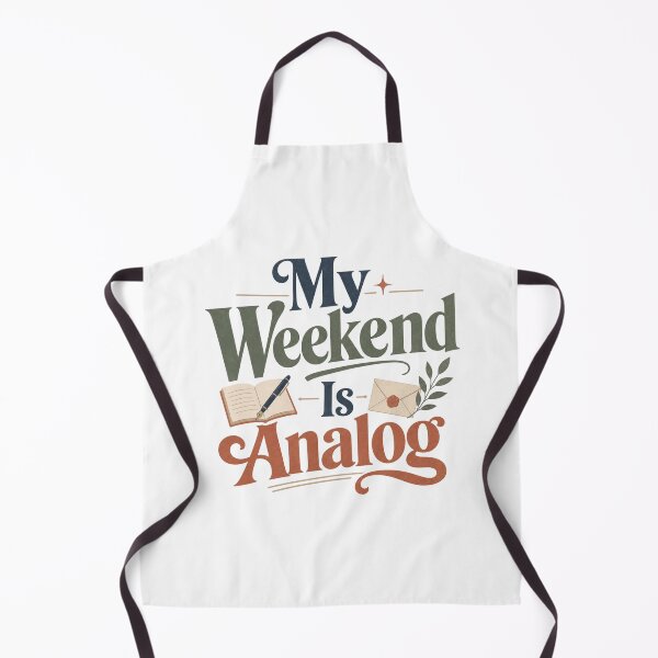 Item preview, My Weekend Is Analog - Offline Living Quote designed and sold by GoverArt.